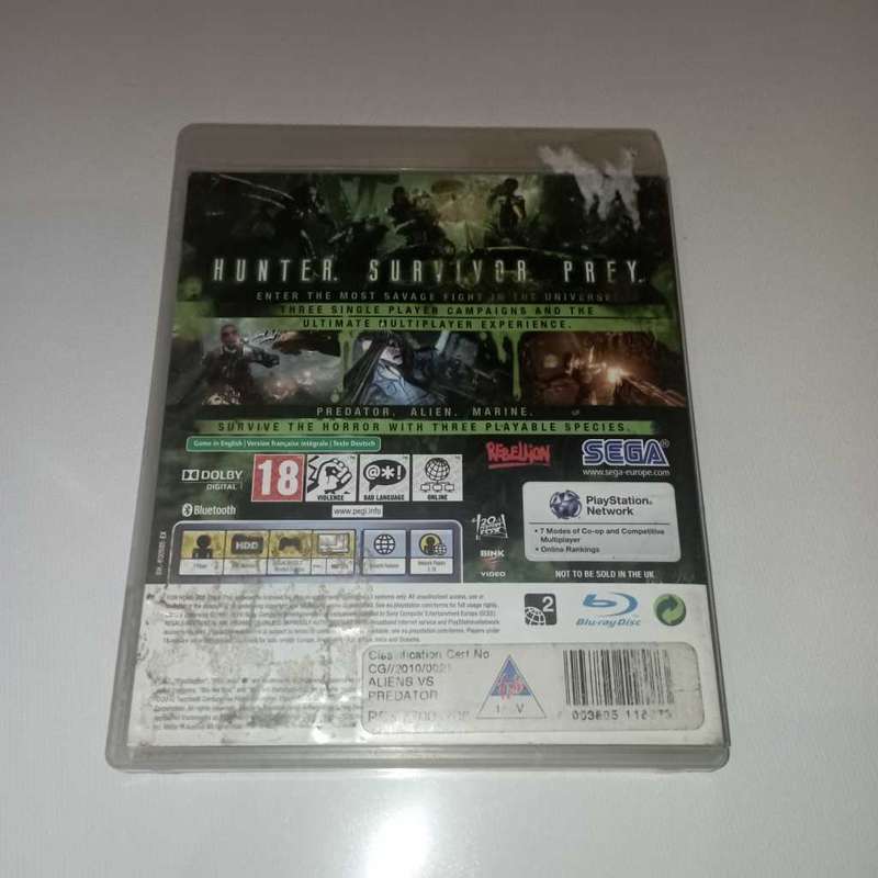 Aliens vs Predator [PS3] **CIB**